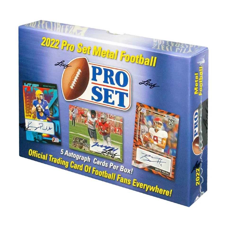 2022 Pro Set Metal Football Hobby Box - Image 1 of 1