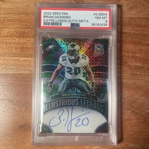 Panini Spectra Illustrious Legends 2022 Brian Dawkins Auto Meta/25 - Imagen 1 de 2