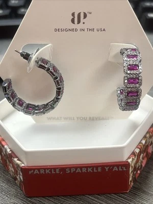 Bomb Party July Earrings RBP7726 All In The Moment - Lab Created Ruby! - Image 1 of 3