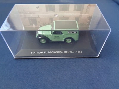 VEICOLI PUBBLICITARI SCALA 1/43 FIAT 500A FURGONCINO MENTAL 1953 - Immagine 1 di 4
