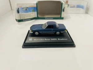 Cararama 1/72 Scale Mercedes-Benz 560SL Roadster - Blue - Boxed - Picture 1 of 9