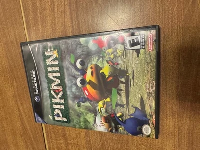 Pikmin (Nintendo GameCube) CIB complete black label USA version video game FUN - Image 1 of 4
