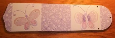 Ventilador de techo artesanal PALOMA 42" con luz mw/ Kidsline bor Foto 1 de 1