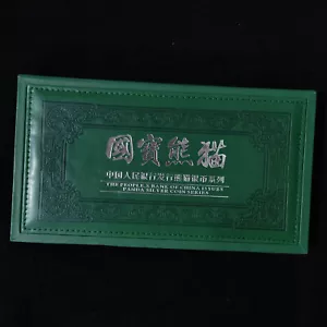 Zehn Loch 45 mm Panda Silber Münzsammlung Geschenkbox Universal Sammlerbox - Bild 1 von 1
