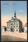 Treuchtlingen, Partie am Rathaus, Ansichtskarte 1917 