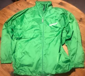 B&C Damen Herren Unisex Regenjacke Windbreaker Größe: M Grün Nylon - Bild 1 von 6