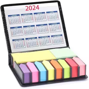 Sticky Notes Memo Tabs Arrow Index Page Bookmarks Adhesive 1500 Leather Set - Picture 1 of 7