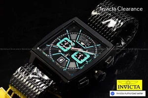 Invicta Men's S1 RALLY 45mm Chronograph Mesh Bracelet BLACK TONE Watch - Picture 1 of 9