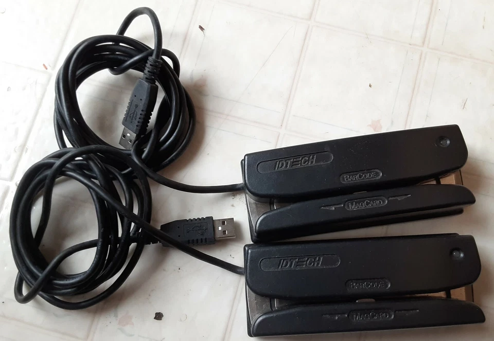 2x Id Tech Omni Slot Reader, Infrared Scanner, USB Emulation, Black WCR3227-712U - Image 1 of 1