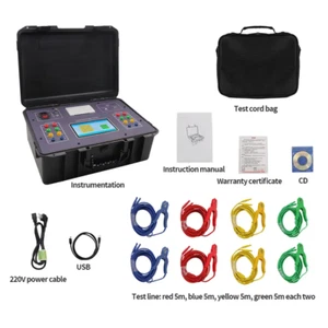 Trasformatore DC Resistenza Tester Misuratore con Gamma di Resistenza da 0.1uΩ a 5000Ω - Foto 1 di 5