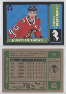 2018-19 O-Pee-Chee Retro Black /100 Jonathan Toews #305