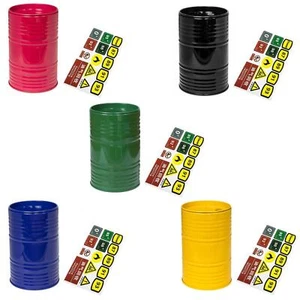 1/8 1/10 RC Car Barrel Simulazione Serbatoio Carburante Contenitore per - Foto 1 di 36