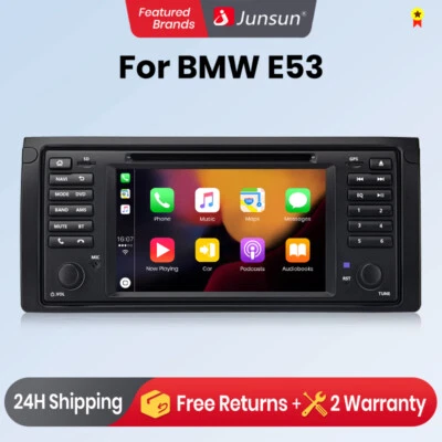 Android13 Autoradio Für BMW 5er E39 X5 E53 7er E38 Player DAB+GPS NAVI BT DVD CD - Bild 1 von 4