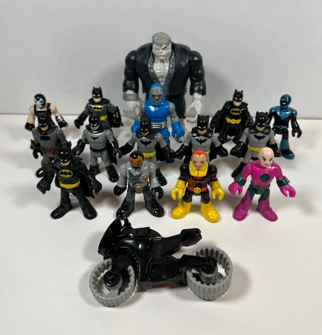 Fisher Price DC Imaginext Figure LOT Batman Darkseid Solomon Grundy Luthor Bane Cover