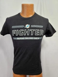 Camiseta Miami Dolphins Hombre Luchador Dolphins Challenge Cáncer Negra Talla XS - Imagen 1 de 7