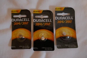 Duracell 384/392 batteries (Lot of 3) - Picture 1 of 1