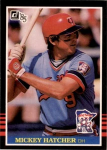 1985 Donruss Mickey Hatcher 100 Baseball Cards #194 - Picture 1 of 2