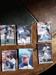KEN GRIFFEY JR 1995 MEGACARDS WISH LIST  Card #5 10 15 20 24 & 25 Set  MINT 🤩