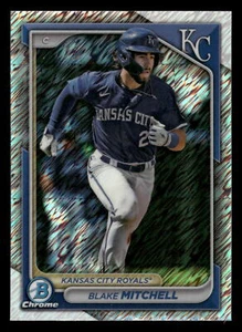 2024 Bowman Chrome BLAKE MITCHELL SHIMMER REFRACTOR #BCP-209 - Picture 1 of 2