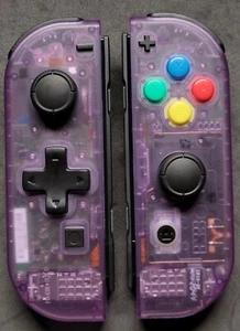 Custom Nintendo Switch Joy Con Controller! Atomic Purple Nintendo 64 Joy Cons! - Picture 1 of 4
