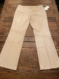 nwt CALVIN KLEIN Suits women's size 14 beige Modern Fit Wide Legged dress pants - Picture 1 of 7