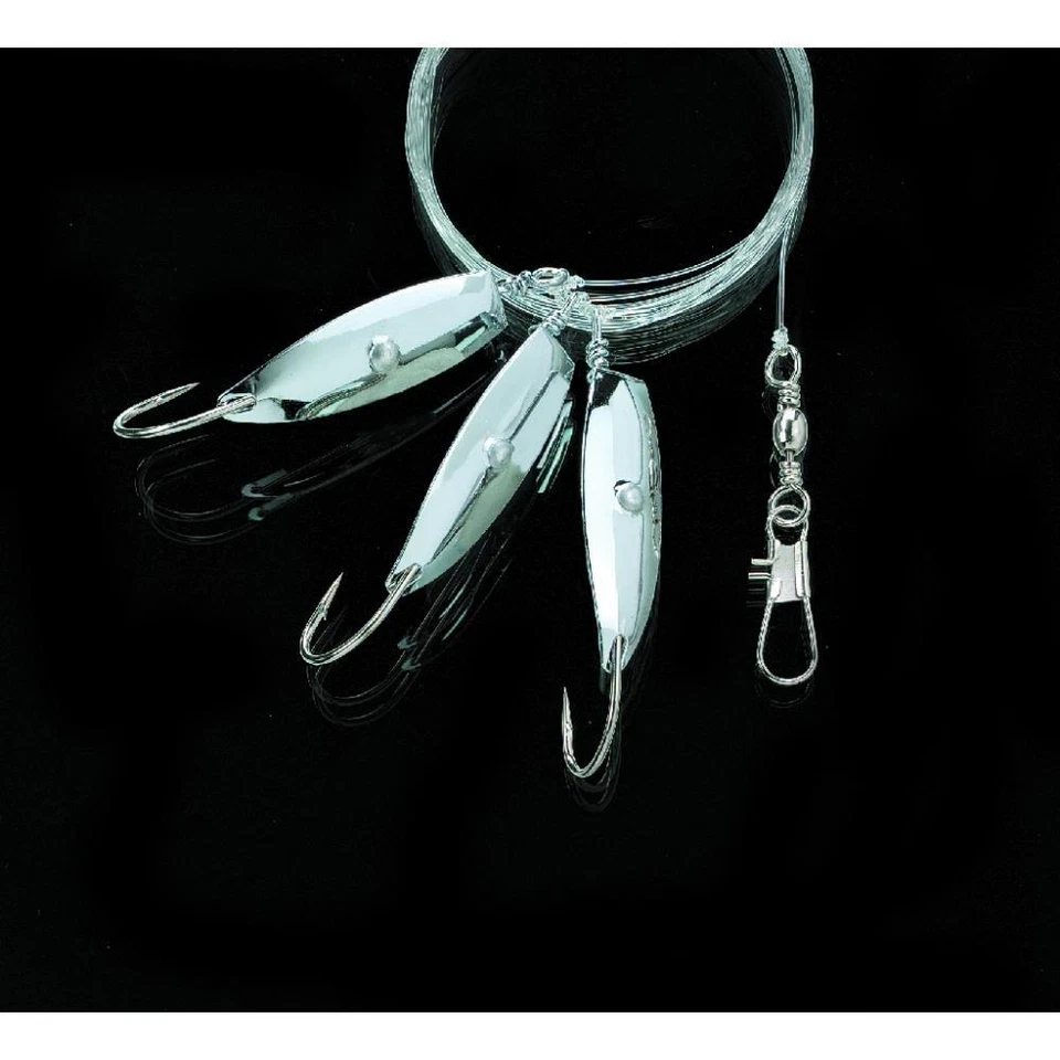 DEGA Vorfach Norway Dream 3 Dorschblinker Gr. 5/0 Pilkvorfach Paternoster - Bild 1 von 1