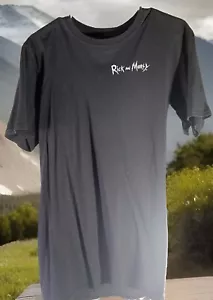 🚨Camisa Rick and Morty Estampado de Bolsillo Doble Cara Negra Adulto Nadar Para Hombres Talla~ M - Imagen 1 de 3