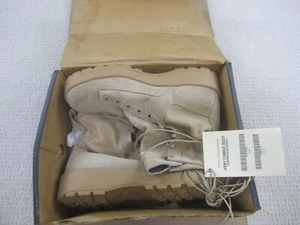 Wellco Boots Mens 12.5 Desert US Army Flight Combat Crewman Temperate Weather - Picture 1 of 10