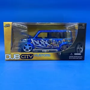 2005 Jada Dub City Kustoms - Scion xB Blue 1:24 Scale Diecast Car - Picture 1 of 9
