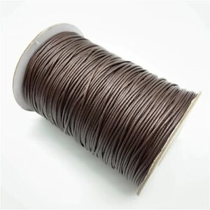 1mm Waxed Cotton Thread Beautiful Quality Cord String Jewelry Making Accessories