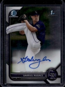 2022 Bowman 1st Edition Gabriel Hughes Auto  #CDA-GH