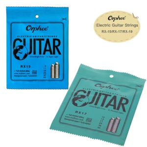 Paquetes de 5/10 de 6 cuerdas de guitarra eléctrica Orphee RX súper/normal luz G4C5 - Imagen 1 de 5