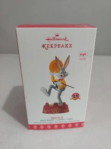 Hallmark Andenken Ornament 2017 This Is It - Bugs Bunny - LOONEY TUNES Sound - Bild 1 von 5