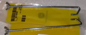 2 GENUINE JOHN DEERE 415 425 445 455 BATTERY HOLD DOWN BOLTS M118450 & WINGNUTS - Picture 1 of 3