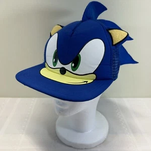 Sombrero Sonic the Hedgehog con orejas y picos Gorra a presión - Excelente estado - Imagen 1 de 7