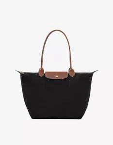 LONGCHAMP Le Pliage Original Tote Large Shoulder Bag Black - Picture 1 of 6