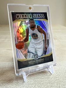 2021-22 Panini Donruss Optic Kevin Durant Winner Stays Holo Prizm Warriors - Zdjęcie 1 z 2