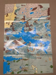 Dungeons & Dragons Forgotten Realms MAP ONLY 1085xxx0702 From Boxed Set 1993 - Picture 1 of 11