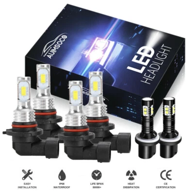 9005 9006 880 Faro LED Faro Antiniebla 6X Bombillas 6000K PARA Saturn SC1 SC2 1997-2002 Foto 1 de 4