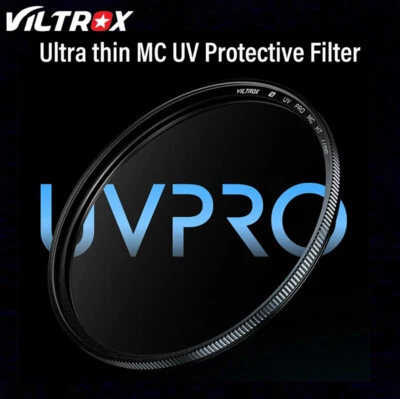 VILTROX Pro Ultra Thin MC UV Lens Filter 49mm 52mm 67mm 72mm 77mm 82mm 86mm 95mm - Image 1 of 4