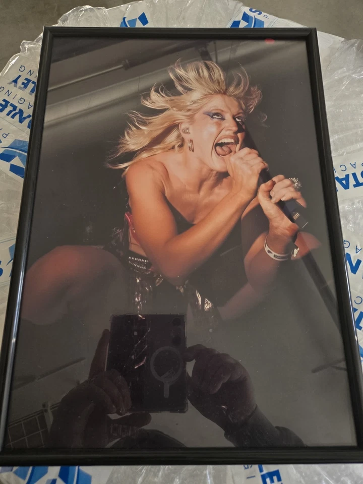 JAMIE WDZIEKONSKI (AMYL AND THE SNIFFERS) A3 GLASS FRAMED HIGH GLOSS PRINT! - image 1 of 1