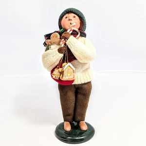 Byers Choice Traditional Family D Boy Ginger Bread Man Candy Cane Stocking 2008 - Picture 1 of 7
