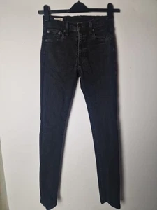 Levi's Premium 519 Extreme Skinny Fit Stretch Denim Jeans Size W30 L32 Big E - Picture 1 of 7