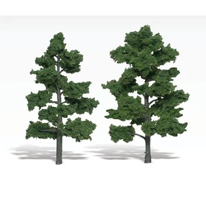 Woodland Scenics TR1516 Deciduous Trees, Medium Green 6"- 7" (2) Ready-Made - Picture 1 of 1