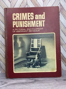1973 Crimes and Punishment A Pictorial Encyclopedia Vol 1 Vintage Hardcover Book - Foto 1 di 9