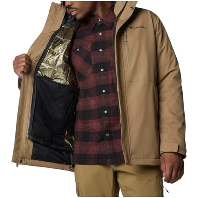 NWT $250 Columbia Abiqua Falls 3-in-1 Interchange Jacket Brown Men’s Big 4X - Image 1 of 4