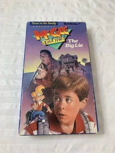 McGee and Me! The Big Lie VHS Video Tape Focus on Family - Foto 1 di 3