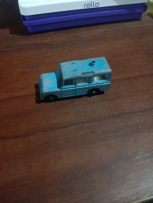 De Colección Años 60 Lesney Matchbox Serie Nº 12 Land Rover Safari Azul Inglaterra, Emisiones. Foto 1 de 4