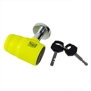 Riderr RR99 ART4 Motorcycle Security Disc Lock  - Yellow - Picture 1 of 8