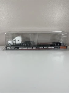 Norscot Toy, PETERBILT 389 SEMI TRACTOR / TRAIL KING LOWBOY TRAILER  (1/87) G28 - Picture 1 of 5